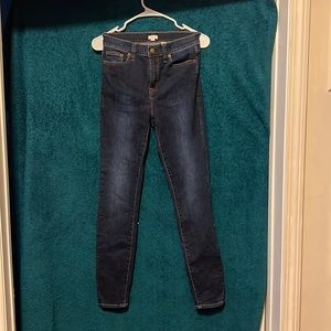 J crew dark blue stretching pants